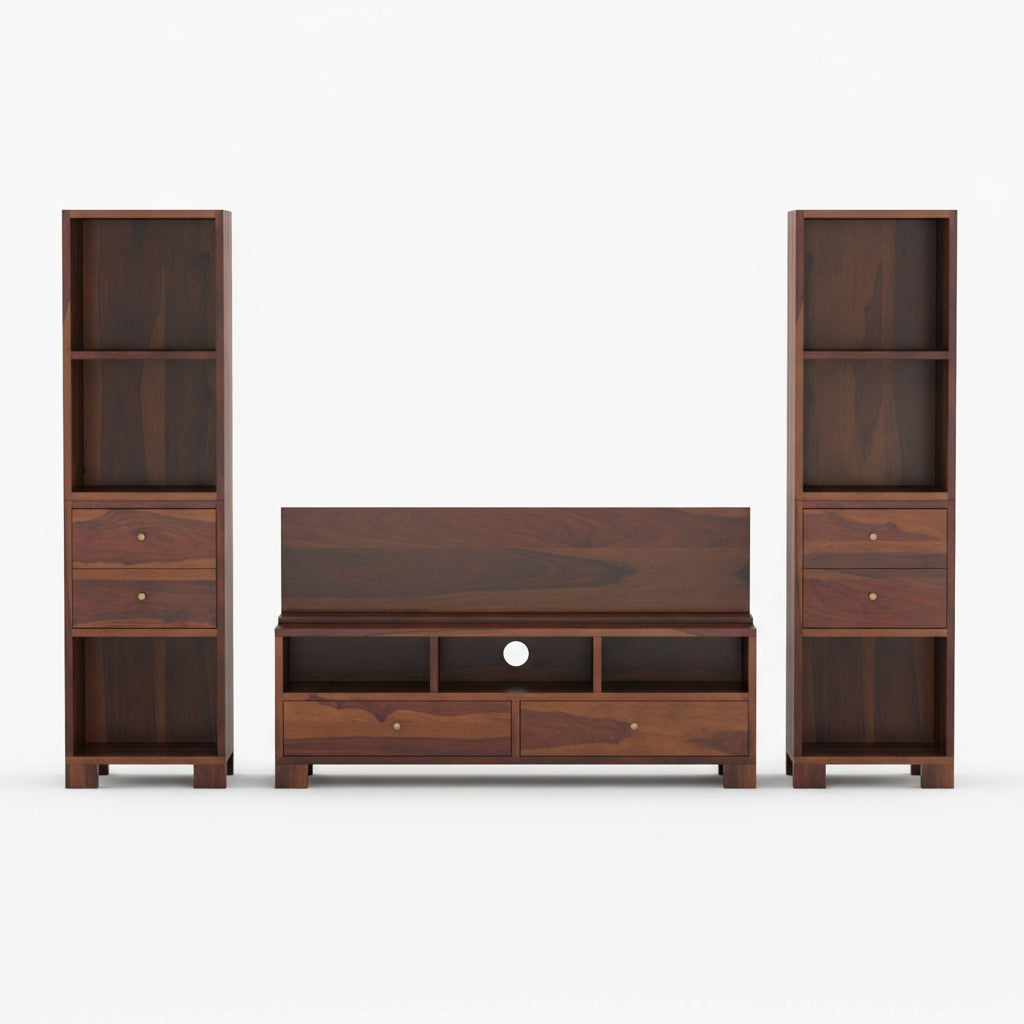 Victoria Sheesham Wood large TV unit for Living Room
