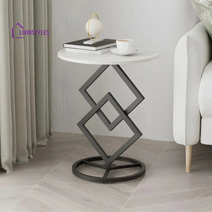 Abigail Metal Side Table for Living Room