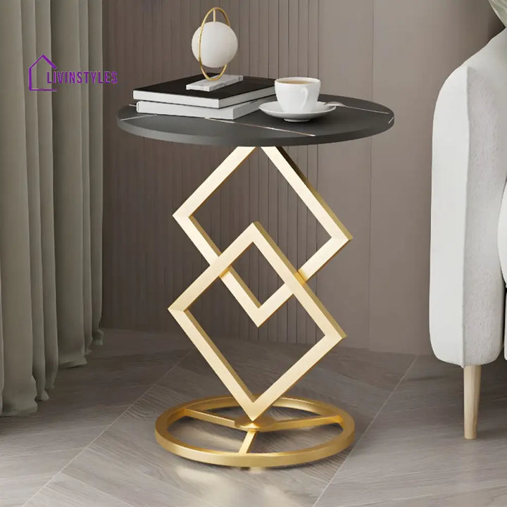 Abigail Metal Side Table for Living Room