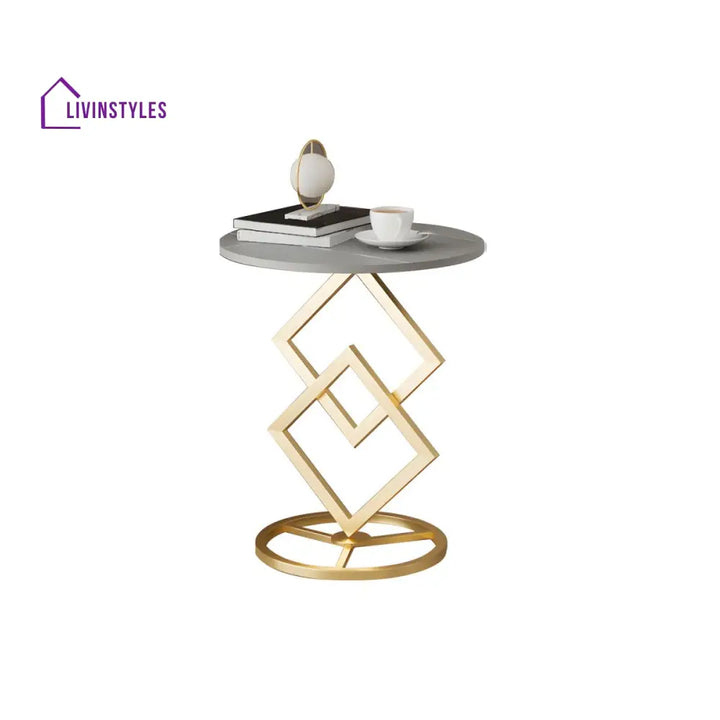 Abigail Metal Side Table for Living Room