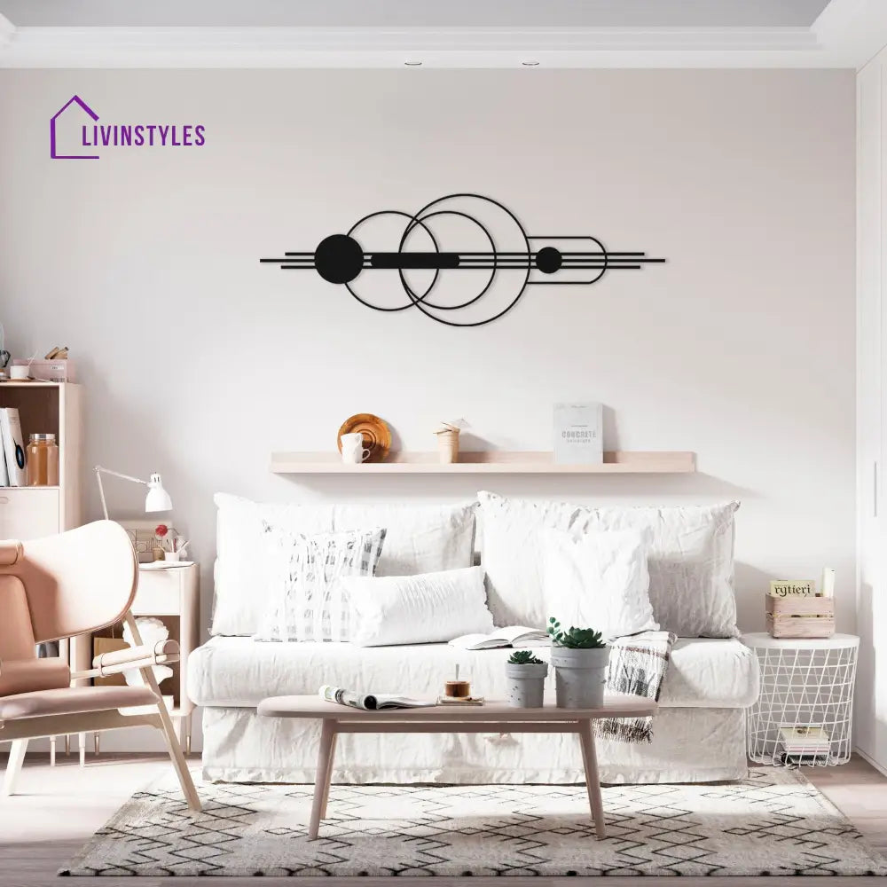 Abstract Geometric Metal Wall Art