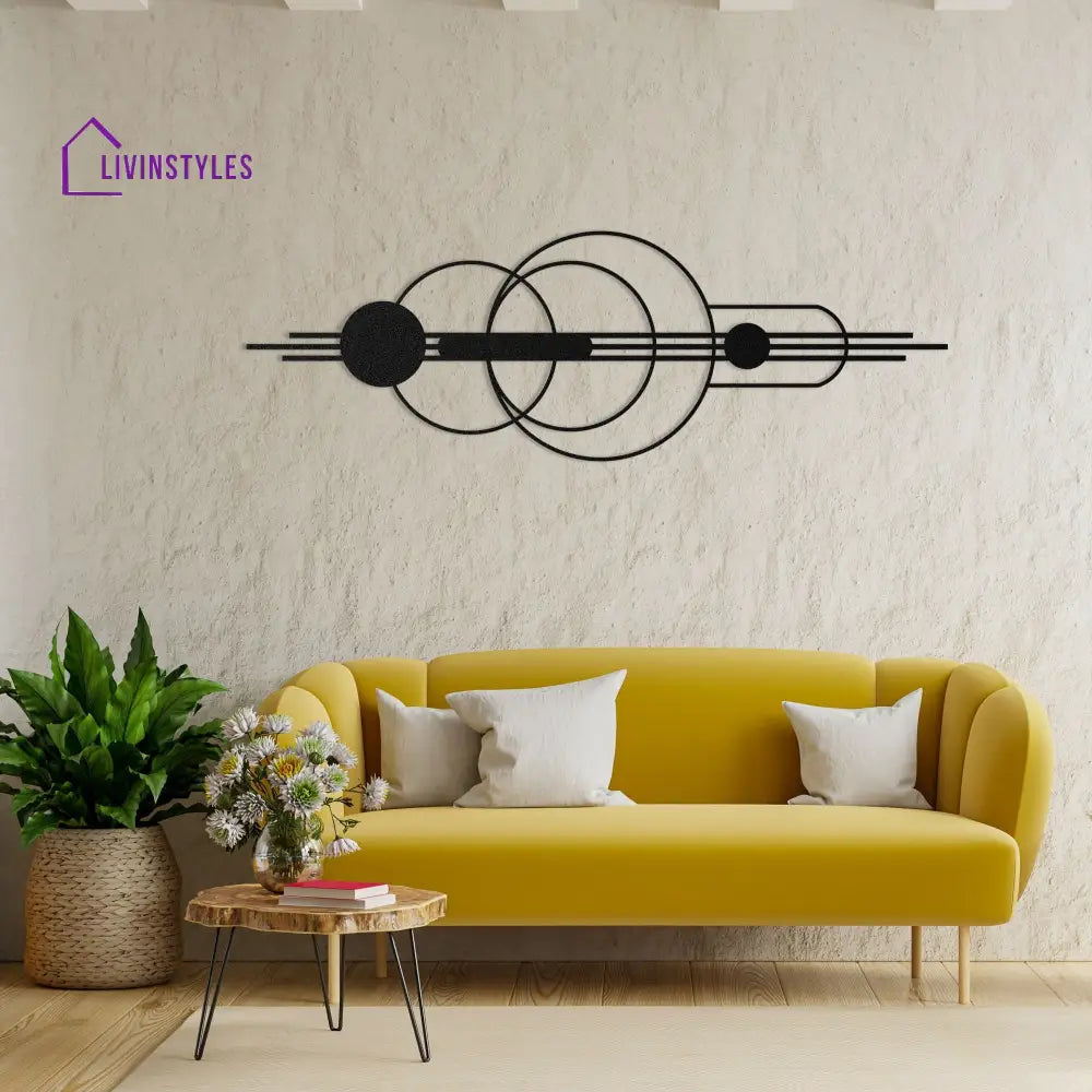 Abstract Geometric Metal Wall Art