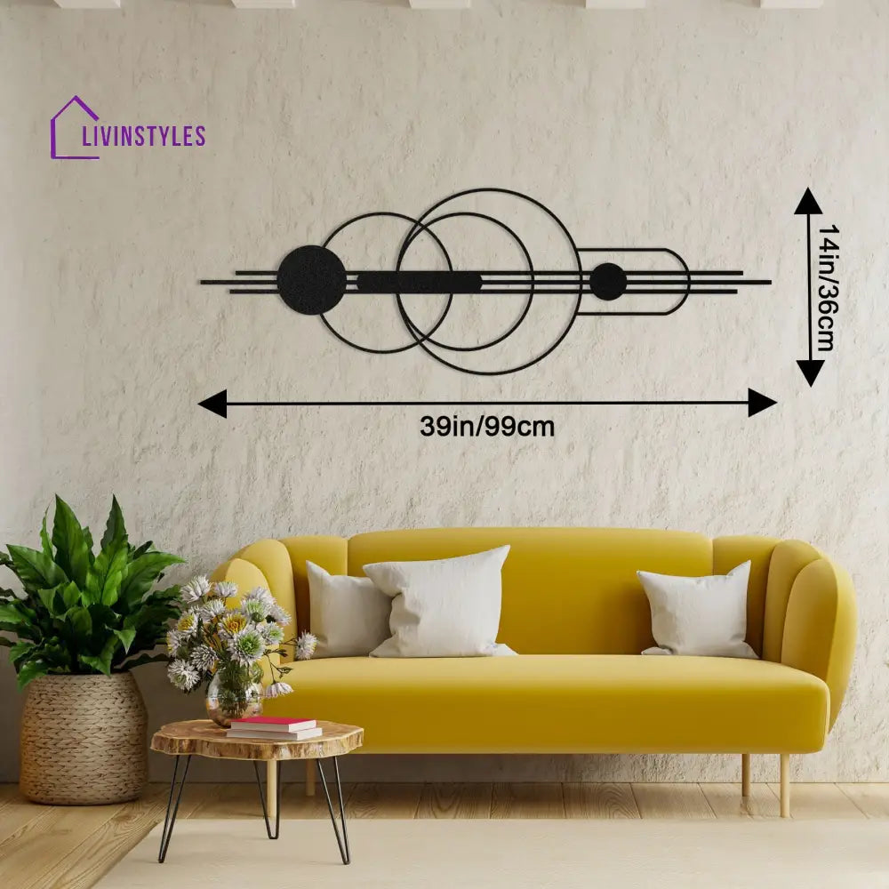 Abstract Geometric Metal Wall Art