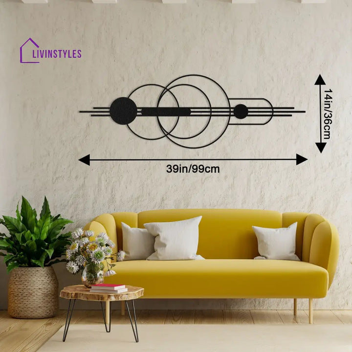 Abstract Geometric Metal Wall Art