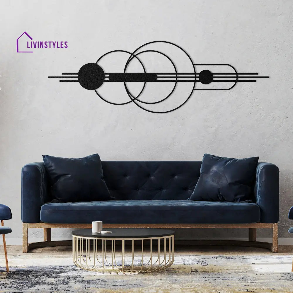 Abstract Geometric Metal Wall Art