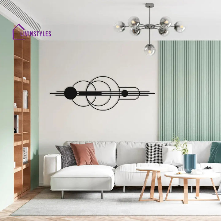 Abstract Geometric Metal Wall Art