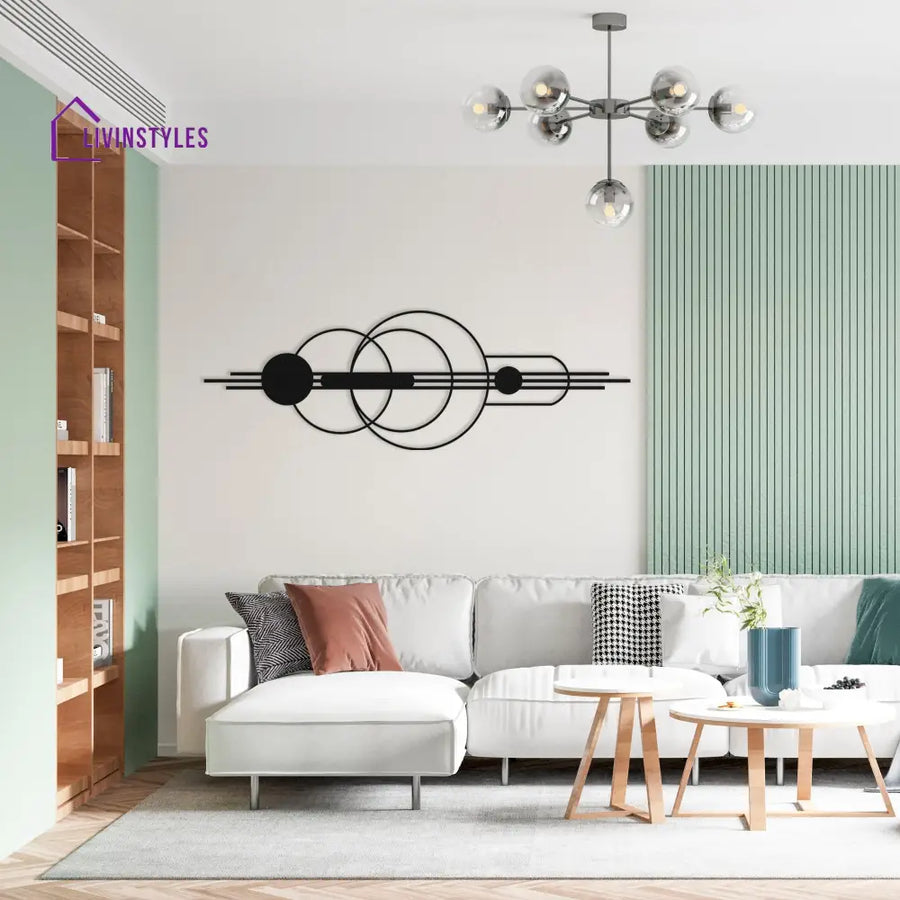 Abstract Geometric Metal Wall Art