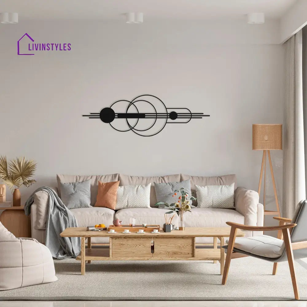 Abstract Geometric Metal Wall Art