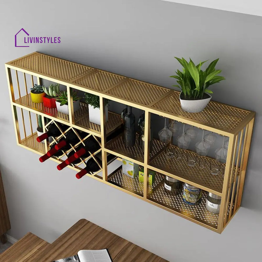 Aditya Metal Wine Rack