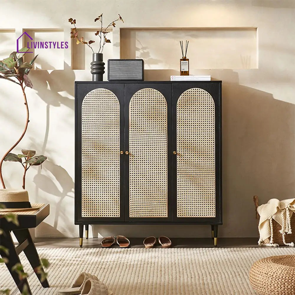 Aniket Solid Wood Shoe Rack for Living Room