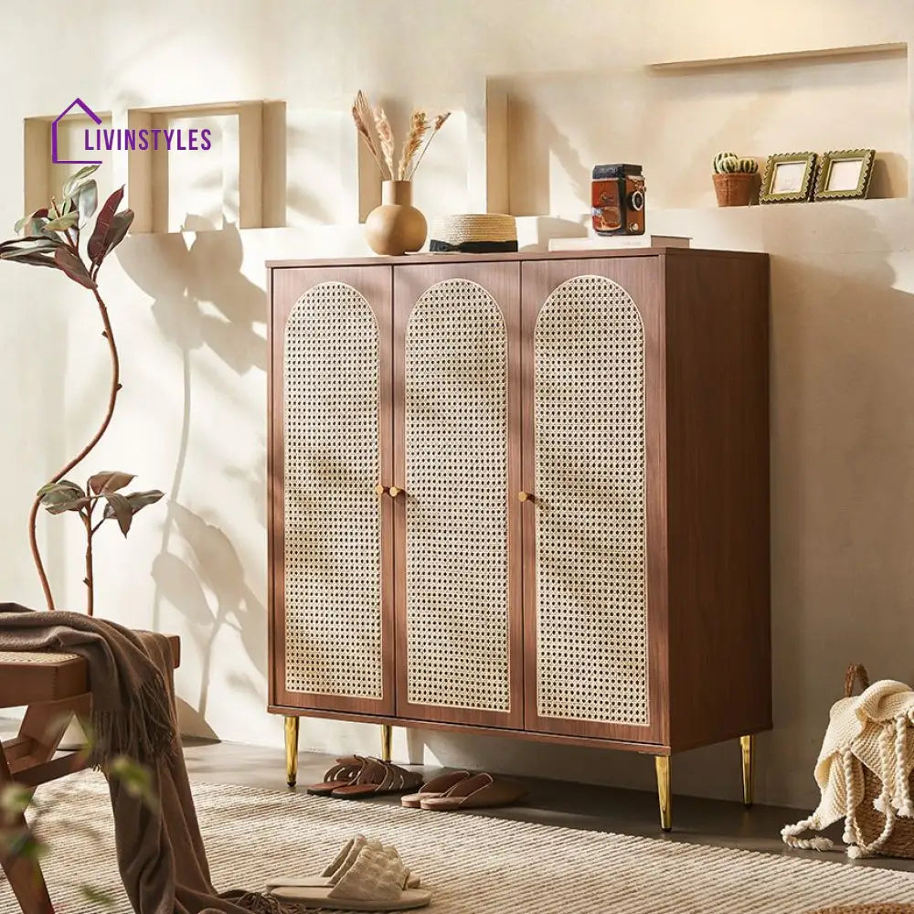 Aniket Solid Wood Shoe Rack for Living Room