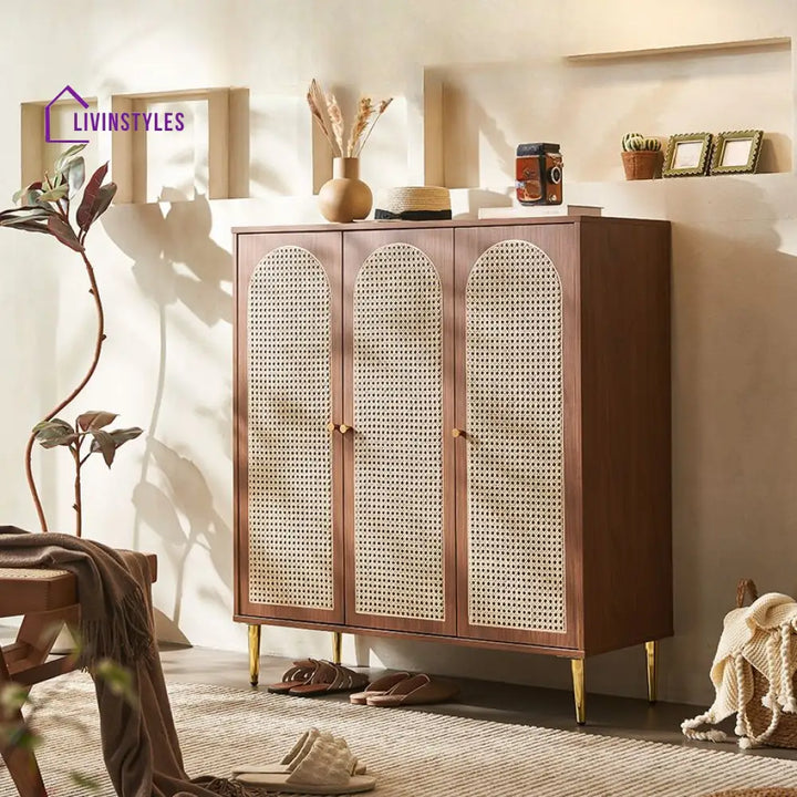 Aniket Solid Wood Shoe Rack for Living Room