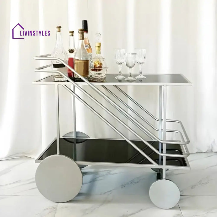 Aniket Stainless Steel Kitchen Trolley