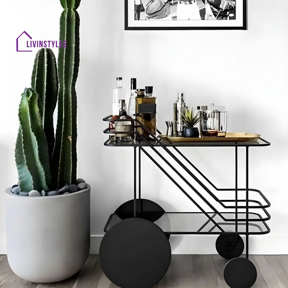 Aniket Stainless Steel Kitchen Trolley