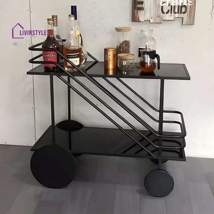Aniket Stainless Steel Kitchen Trolley