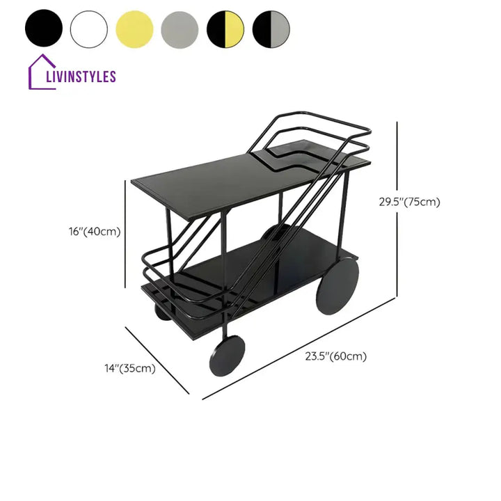 Aniket Stainless Steel Kitchen Trolley