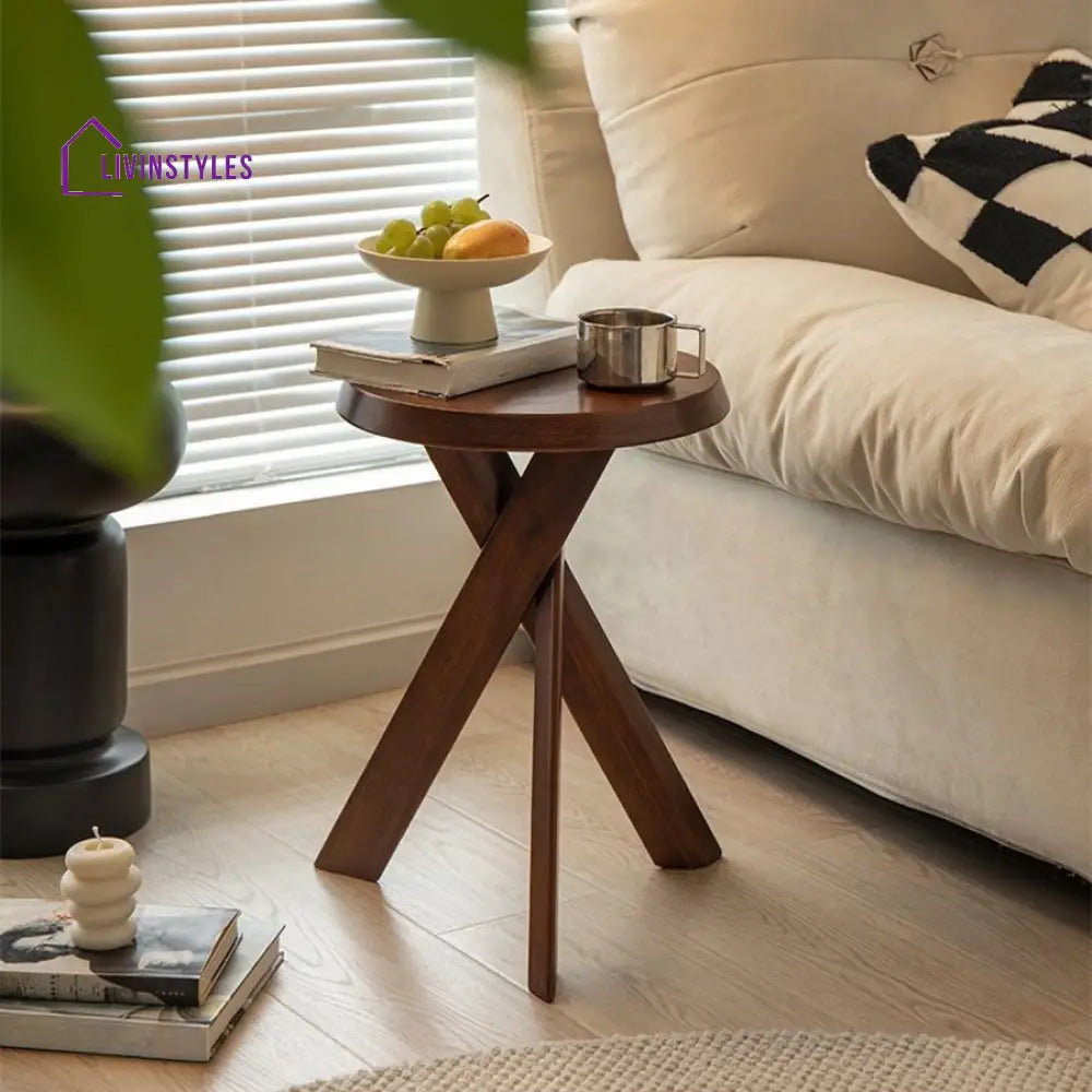 Aria Wooden Side Table for Living Room