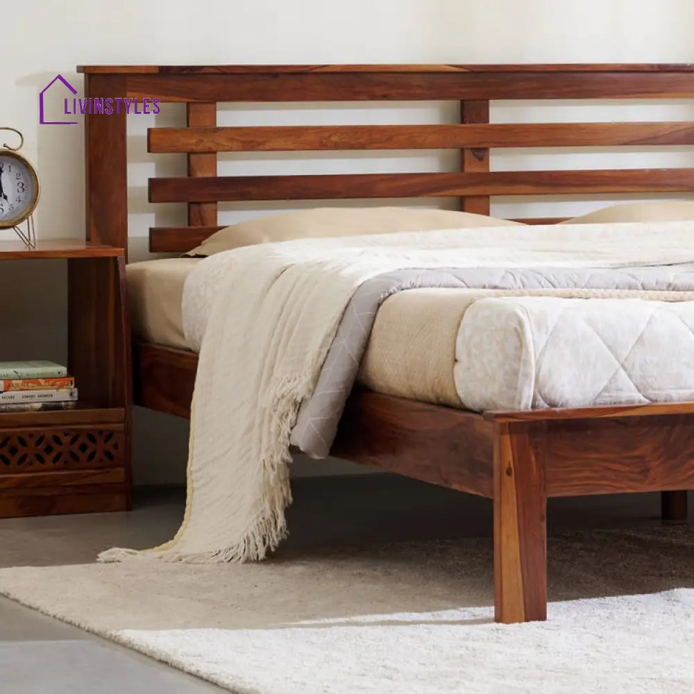 Avelian Solid Wood Bed without Storage