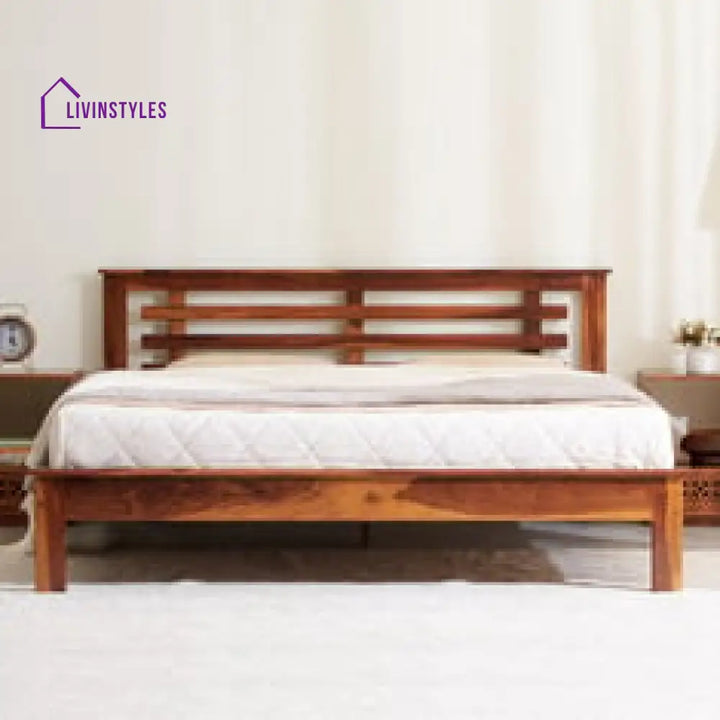 Avelian Solid Wood Bed without Storage
