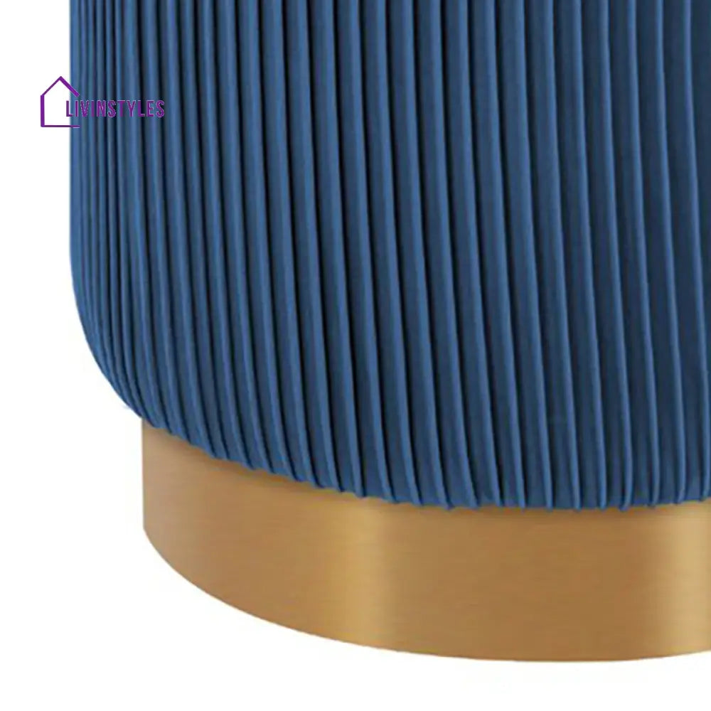 Avenir Blissful Blue Pouf Furniture