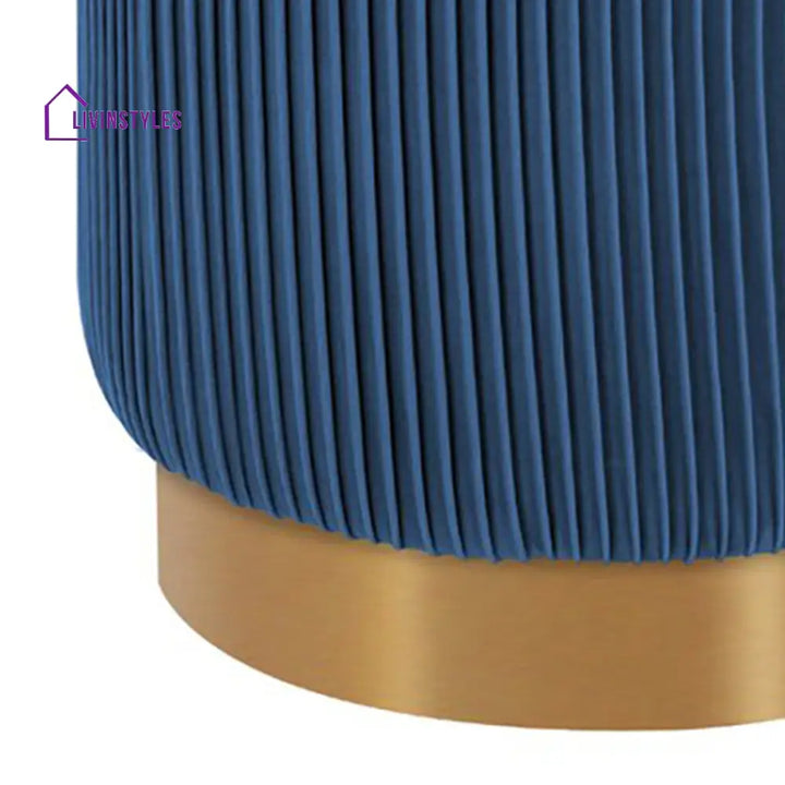 Avenir Blissful Blue Pouf Furniture