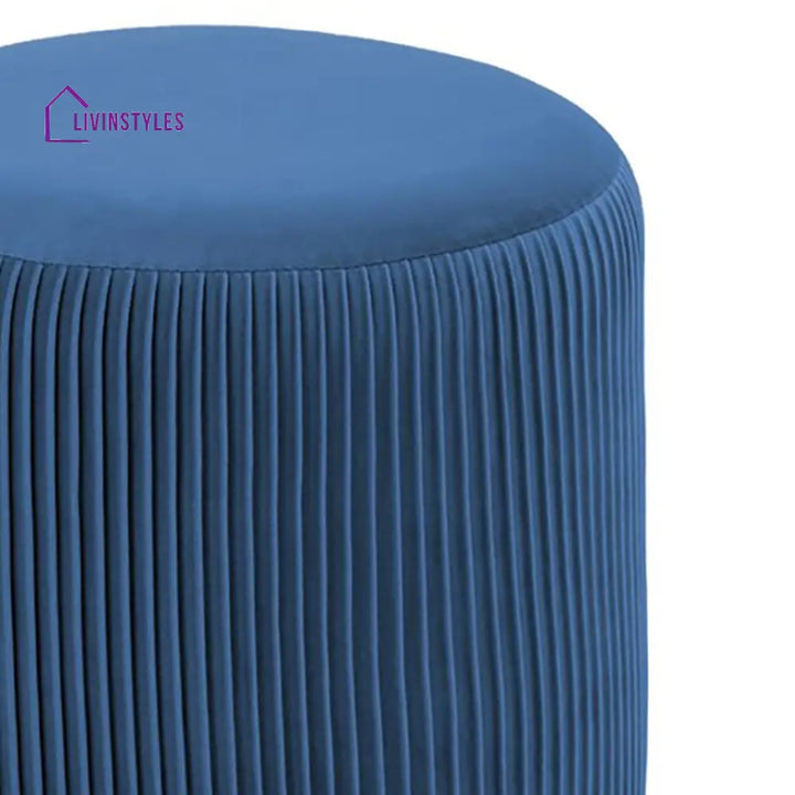 Avenir Blissful Blue Pouf Furniture