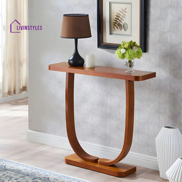 Bhuvan Solid Wood Console Table for Living Room