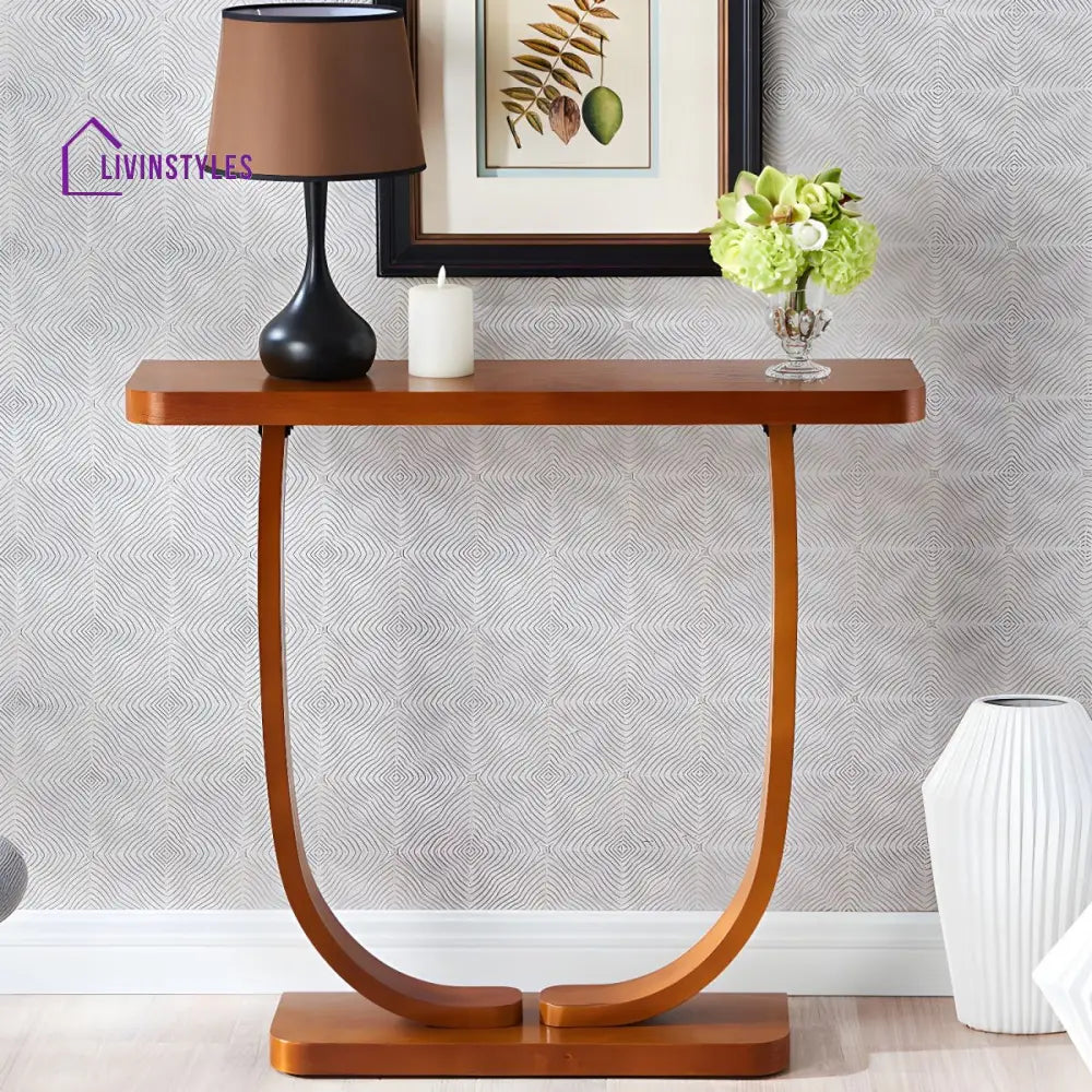 Bhuvan Solid Wood Console Table for Living Room