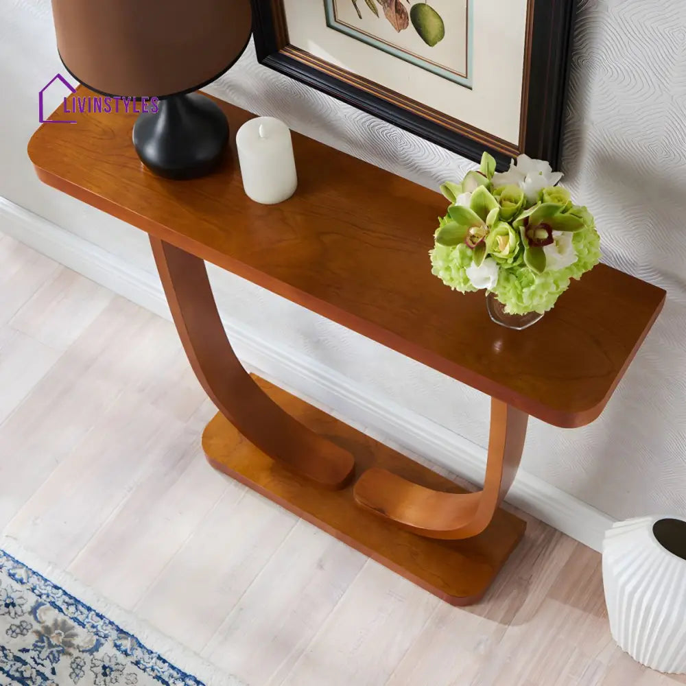 Bhuvan Solid Wood Console Table for Living Room