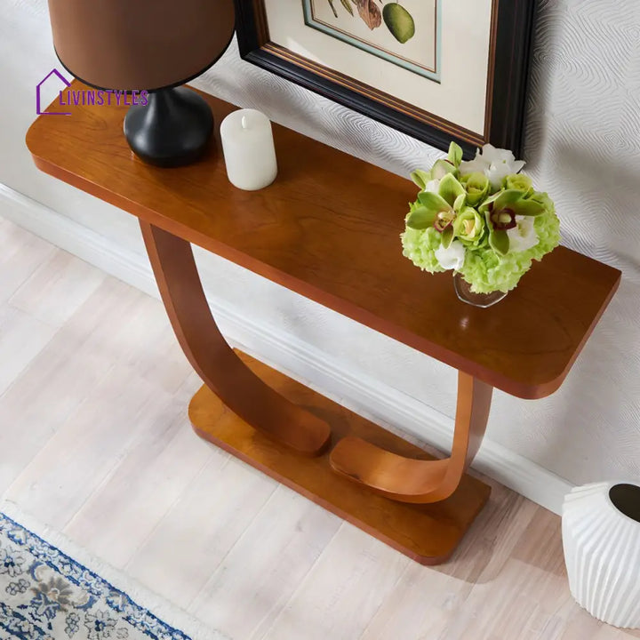 Bhuvan Solid Wood Console Table for Living Room