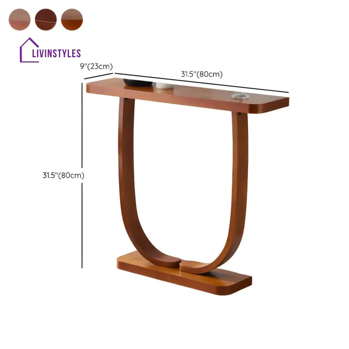 Bhuvan Solid Wood Console Table for Living Room