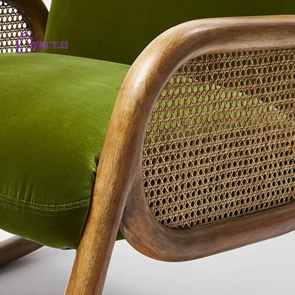 Brielle Sheesham Wood Rocking Chair for Living Room