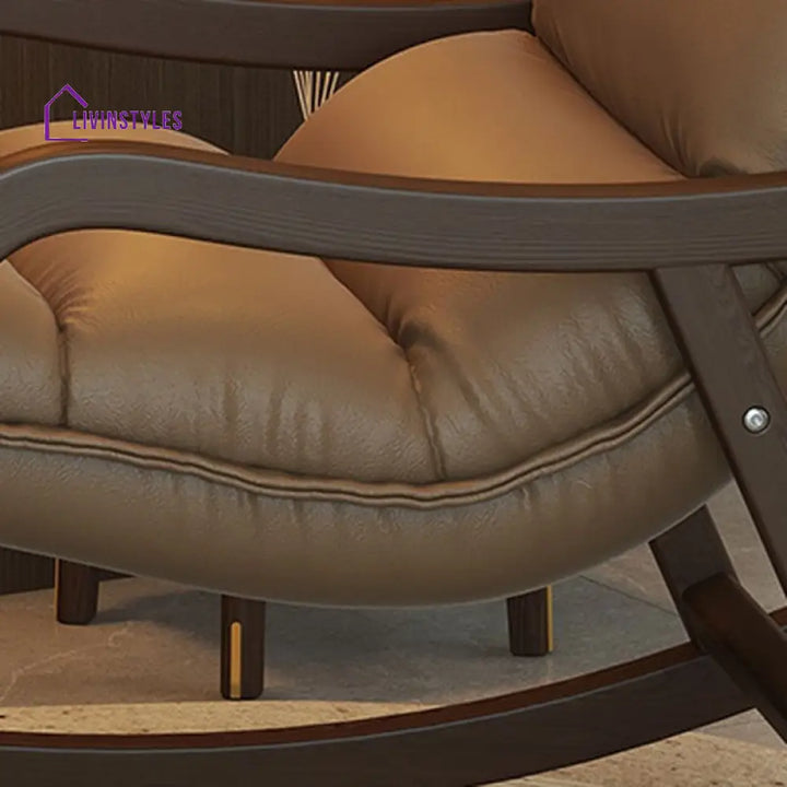 Celestia Wooden Rocking Chair for Living Room