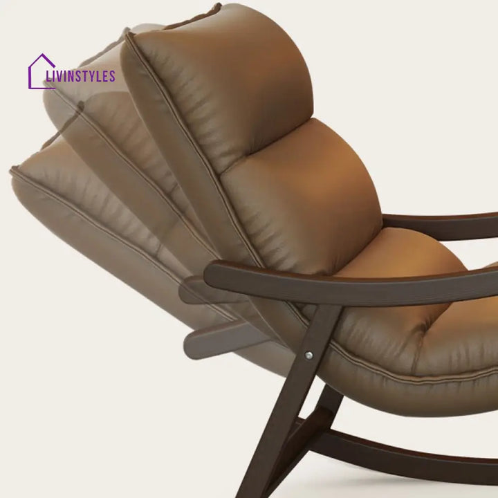 Celestia Wooden Rocking Chair for Living Room