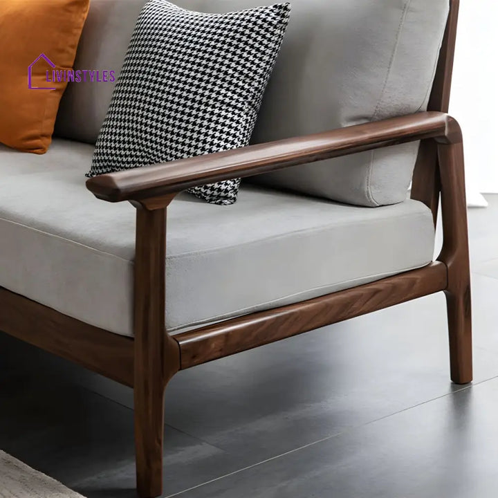 Chaitrali Solid Wood 3 Seater Sofa Set for Living Room