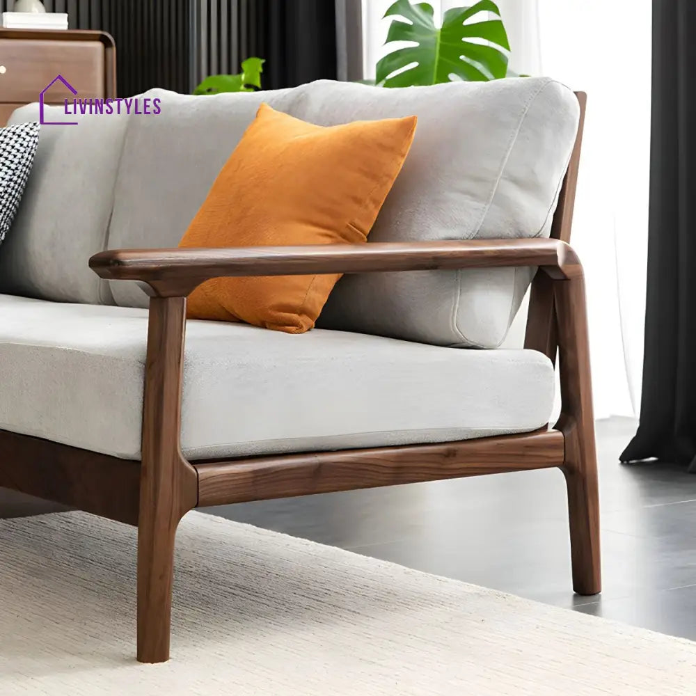 Chaitrali Solid Wood 3 Seater Sofa Set for Living Room
