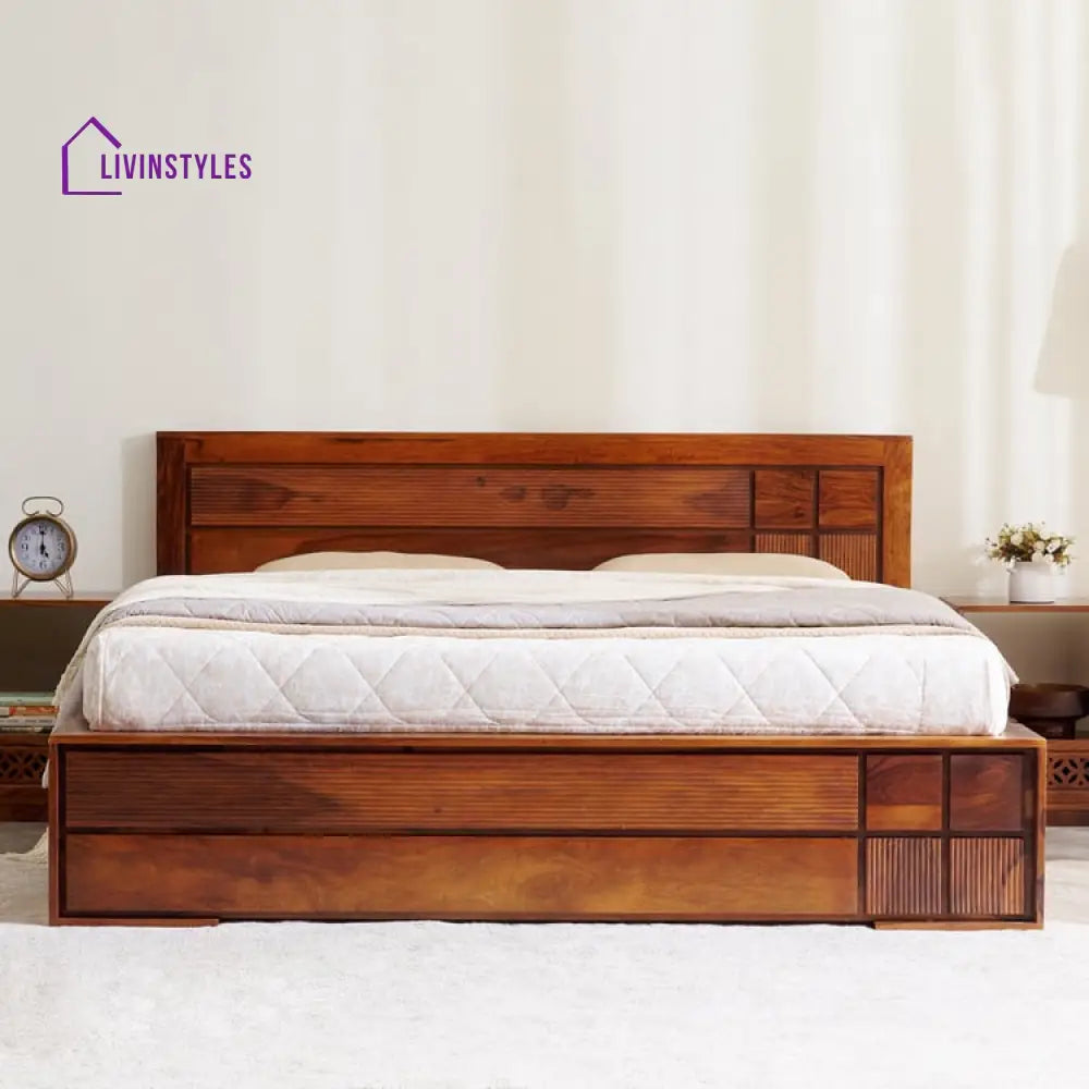 Cheslav Solid Wood Bed without Storage