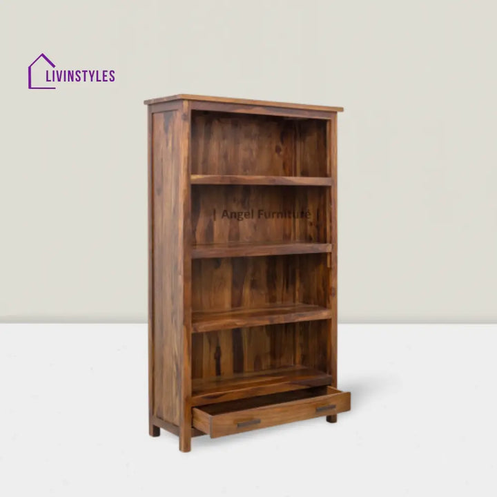 Chirag Bookshelf Large Full-Size Honey Finish
