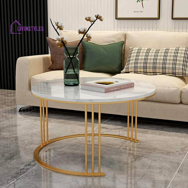 Classic Tethered Metallic Table (Set of 2)