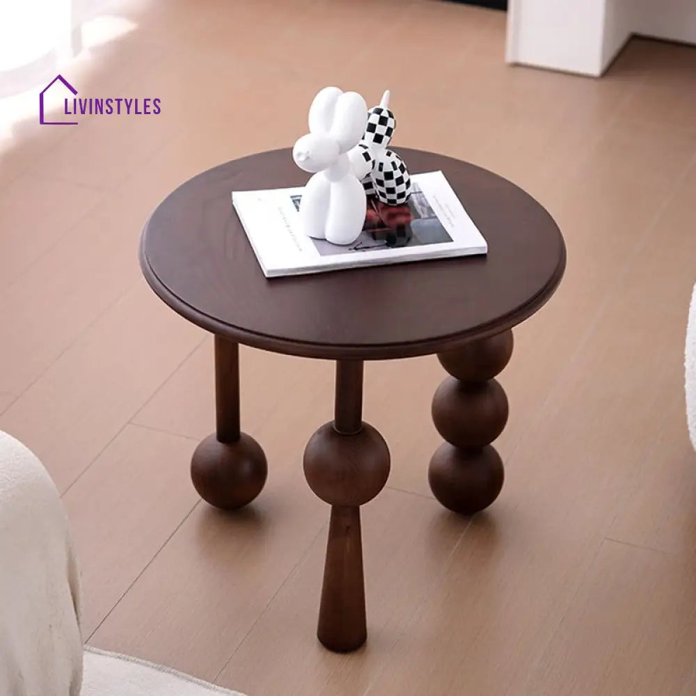 Dahlia Wooden Side Table for Living Room