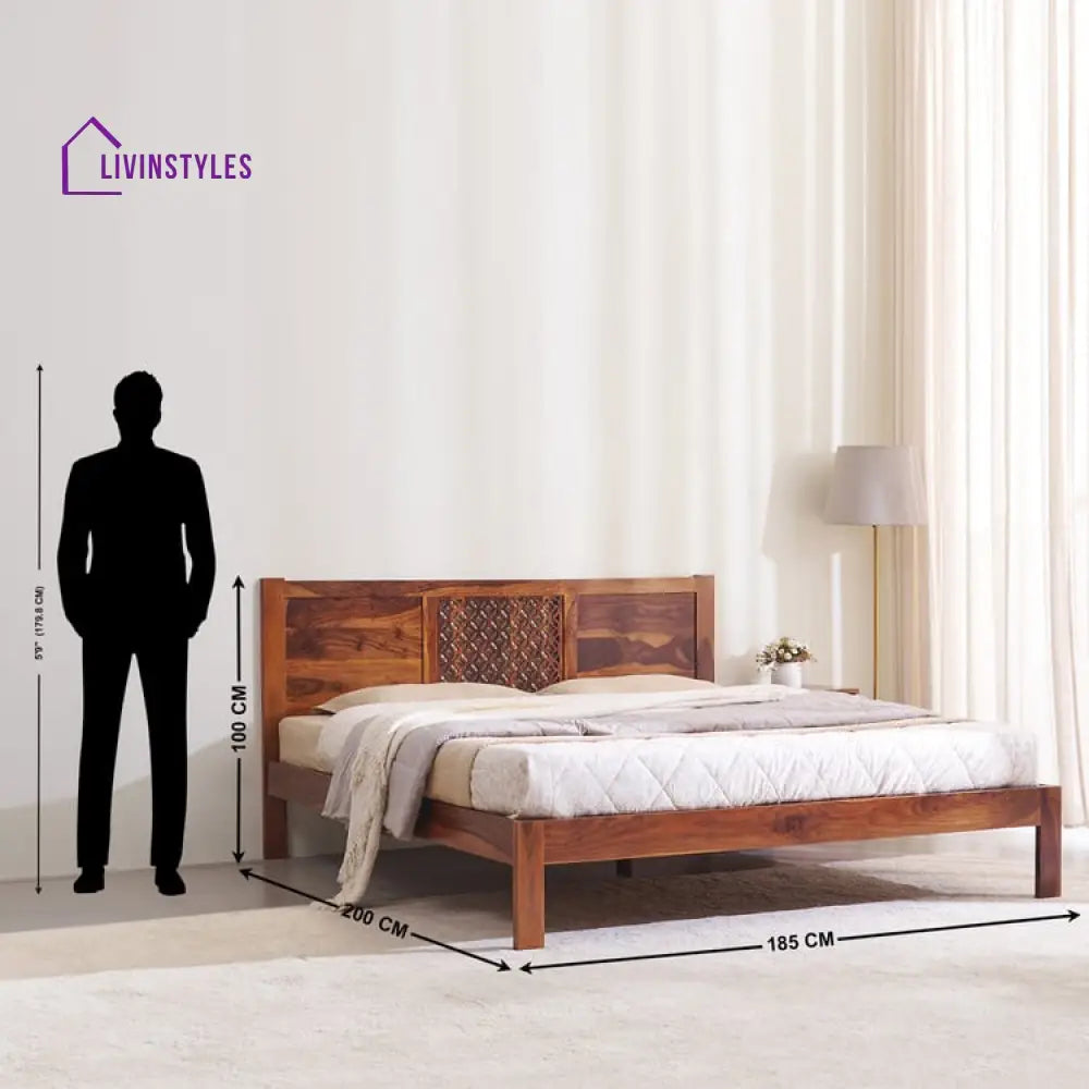 Damir Solid Wood Bed without Storage
