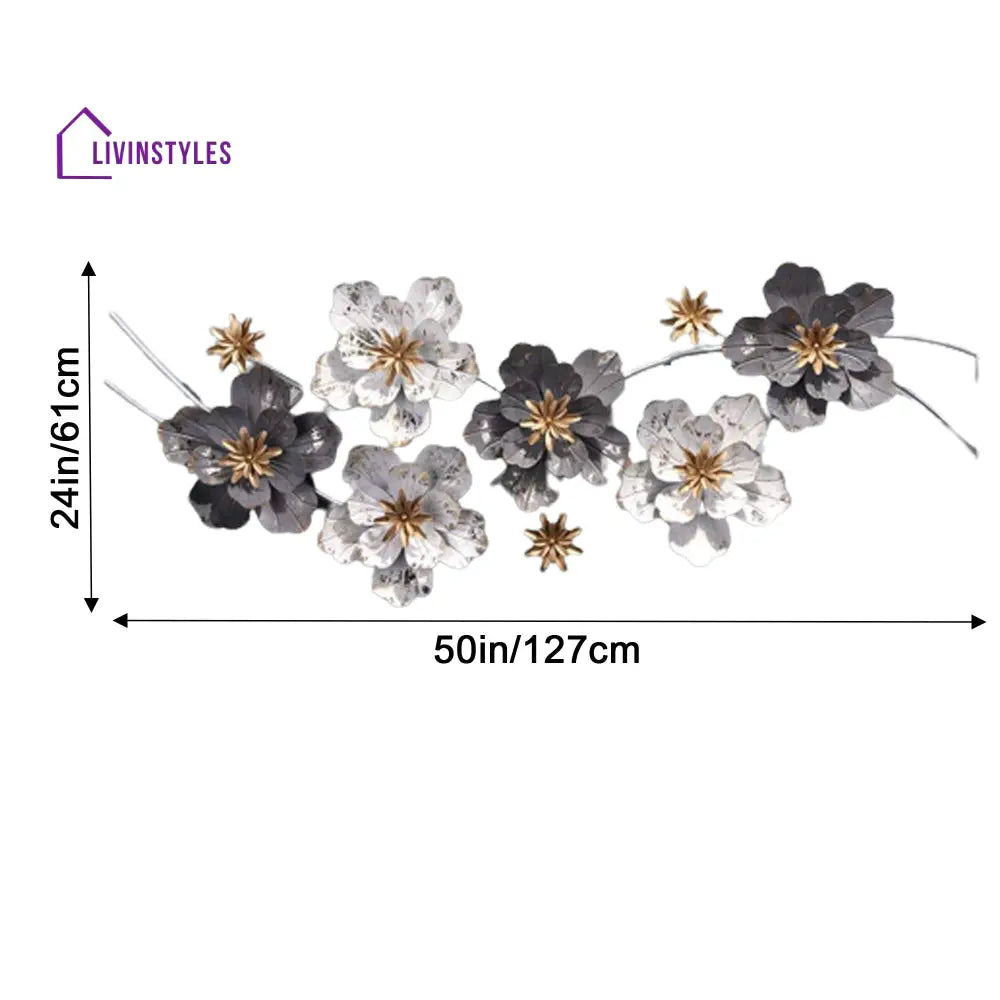 Decorative Floral Metal Wall Art