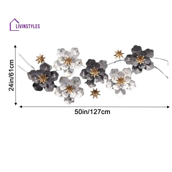 Decorative Floral Metal Wall Art