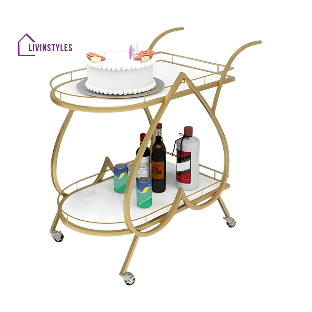 Dev Stainless Steel Kitchen Trolley