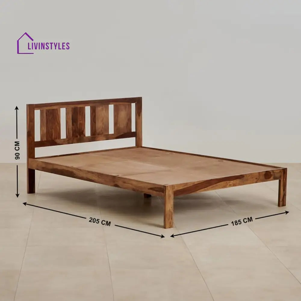 Dobrynya Solid Wood Bed without Storage