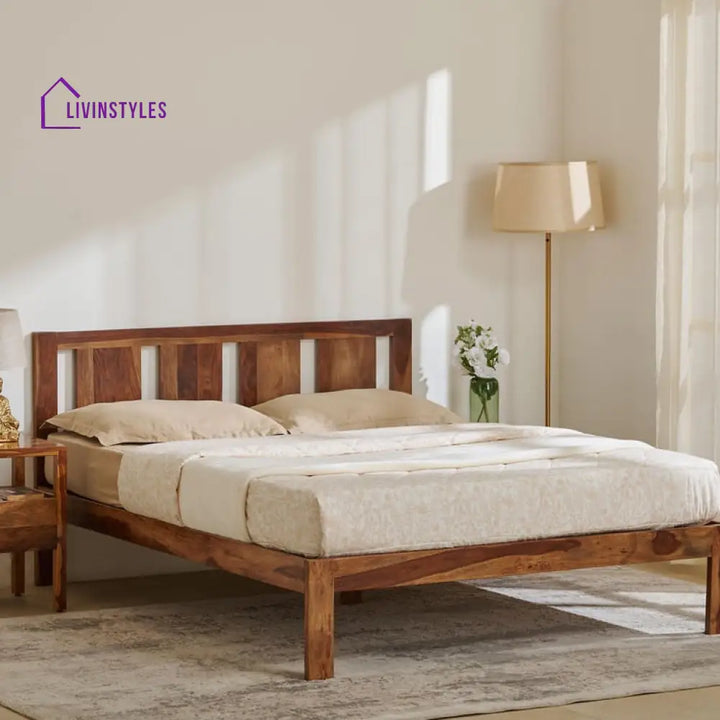 Dobrynya Solid Wood Bed without Storage