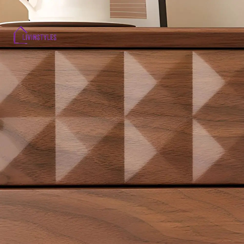 Ekaterina Solid Walnut Wood Chest of Drawers for Luxury Homes