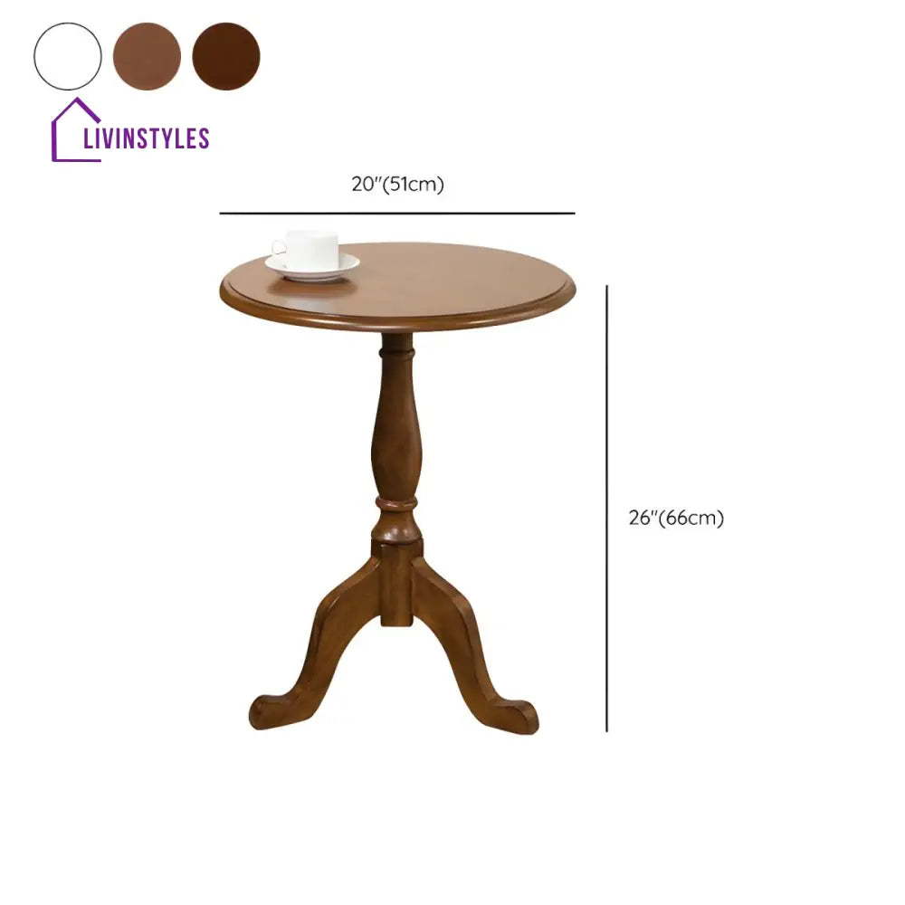 Elizabeth Wooden Side Table for Living Room