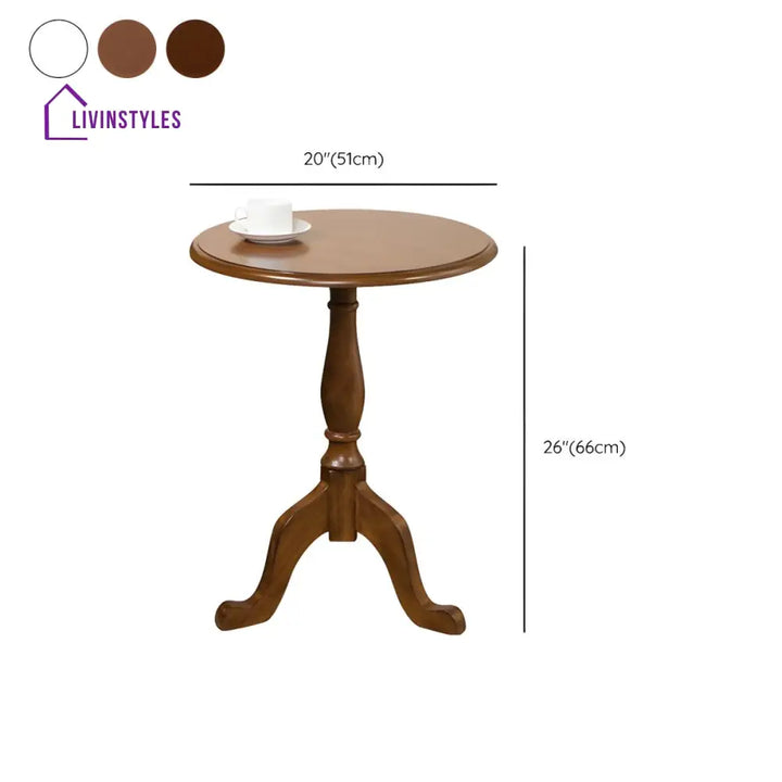 Elizabeth Wooden Side Table for Living Room