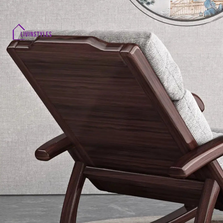 Elowen Solid Wood Rocking Chair for Living Room